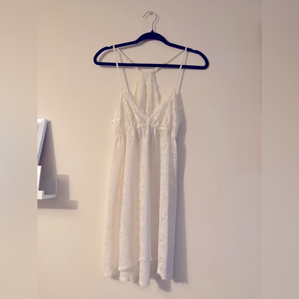 In Bloom Women’s Lace Slip Night Dress Sheer Lingerie